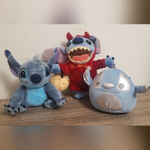 Stitch Plush Toy Set Of 3 Disney Lilo And Stitch
